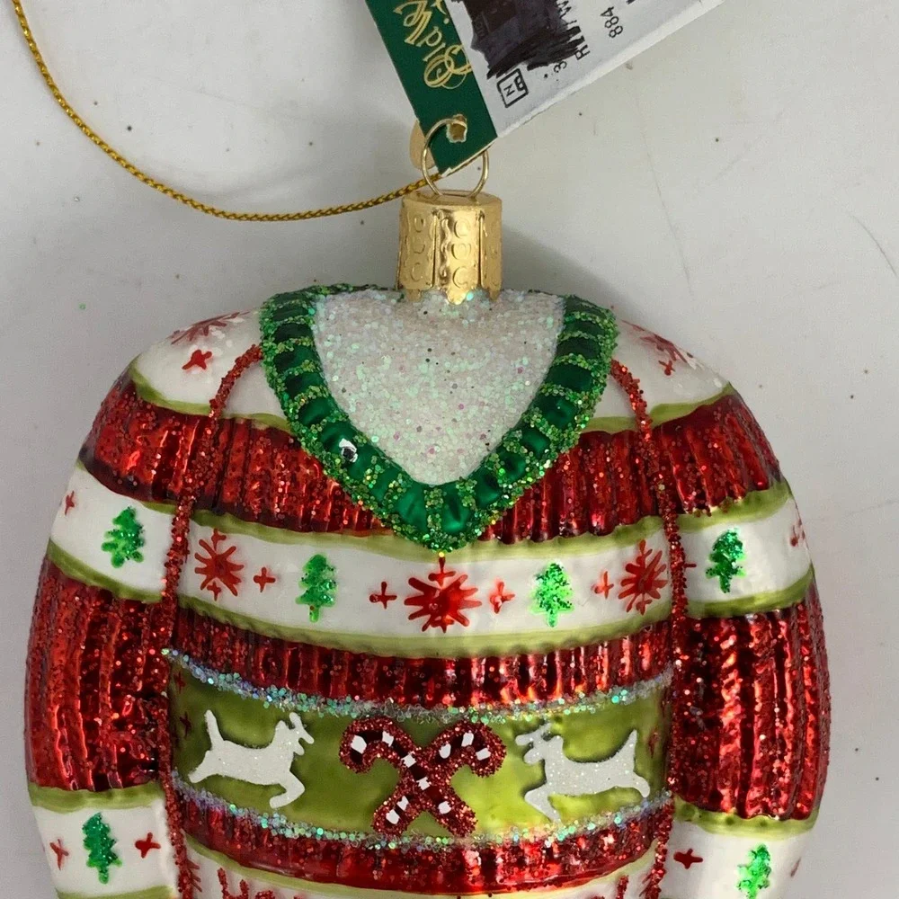 Old World Christmas gold size neck
